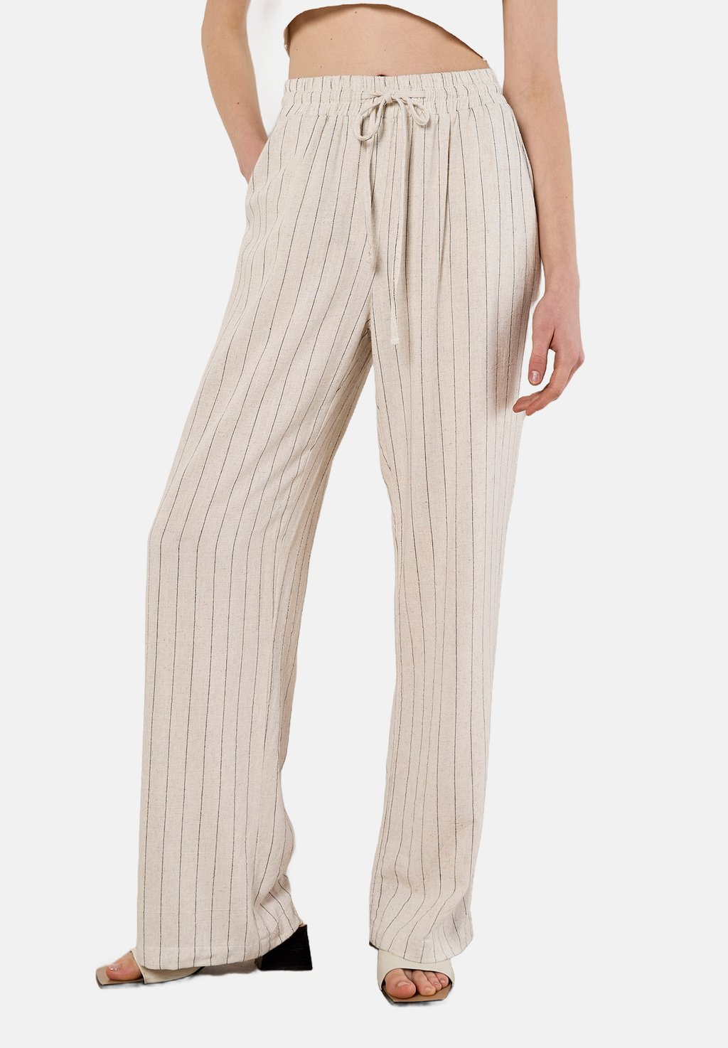 

Брюки STRAIGHT LEG PINSTRIPE Apricot, бежевый