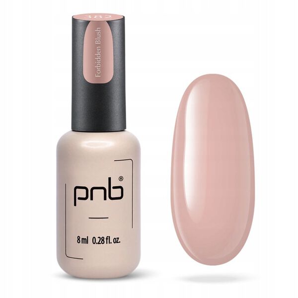 

Гибридный лак для ногтей denied blush 382, 8 мл Pnb, цвет 382 forbidden blush
