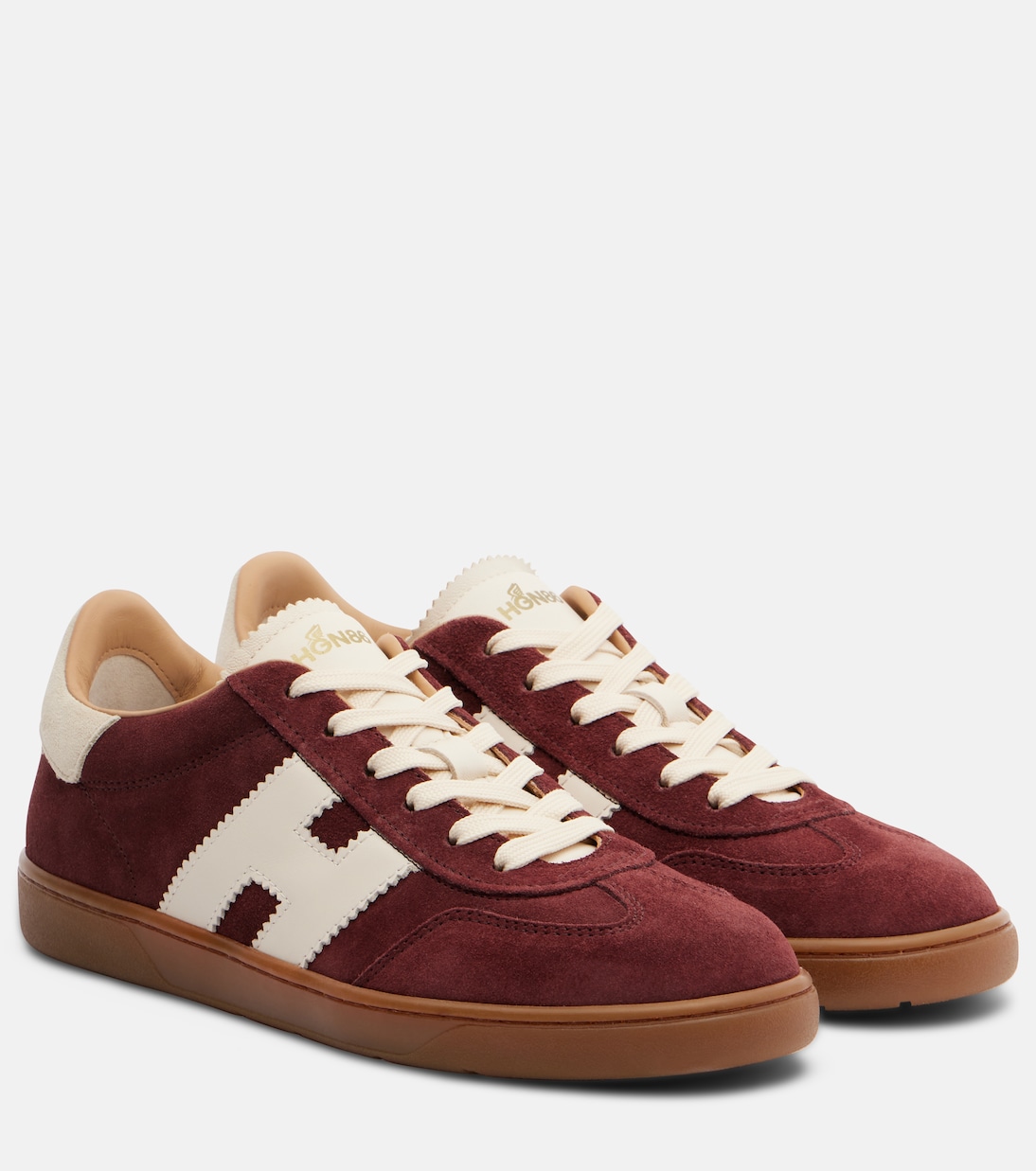 Крутые замшевые кроссовки Hogan, R801+B013+C002
