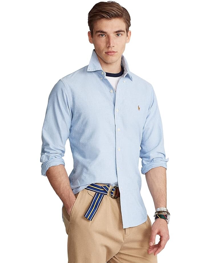 

Рубашка Polo Ralph Lauren Classic Fit Oxford, синий