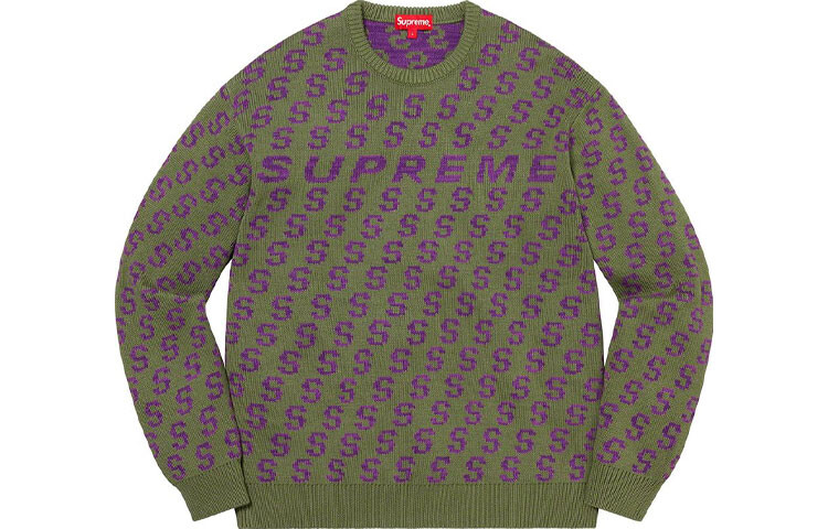 Свитер Supreme S Repeat, черный — фото 4