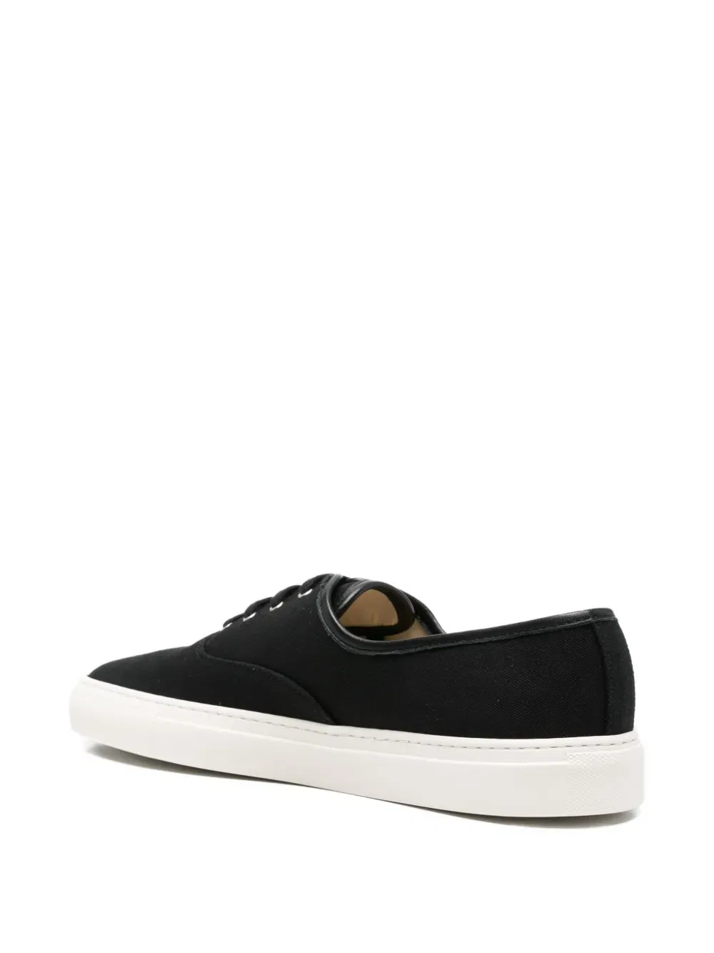 Кроссовки на шнуровке с четырьмя отверстиями Common Projects, черный — фото 3