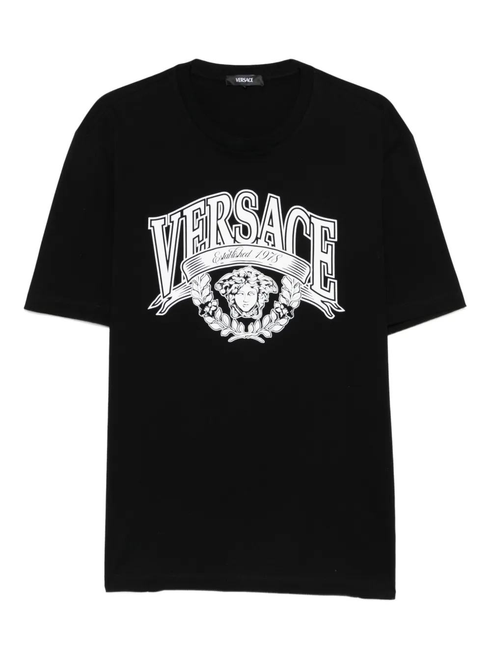

Футболка с логотипом Medusa VERSACE, черный