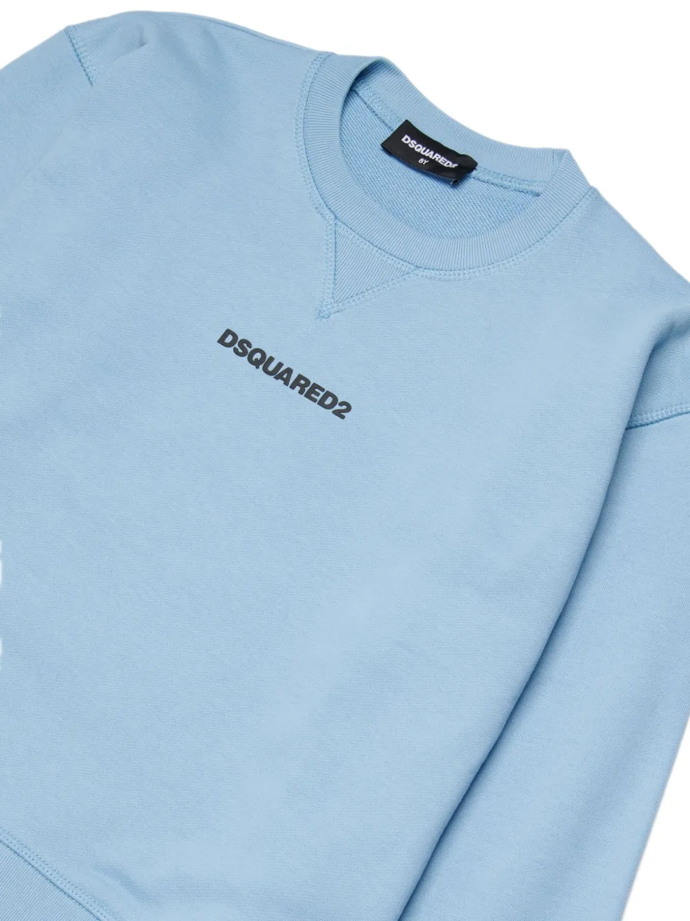 Толстовка с круглым вырезом и логотипом Dsquared2 Kids, синий — фото 3