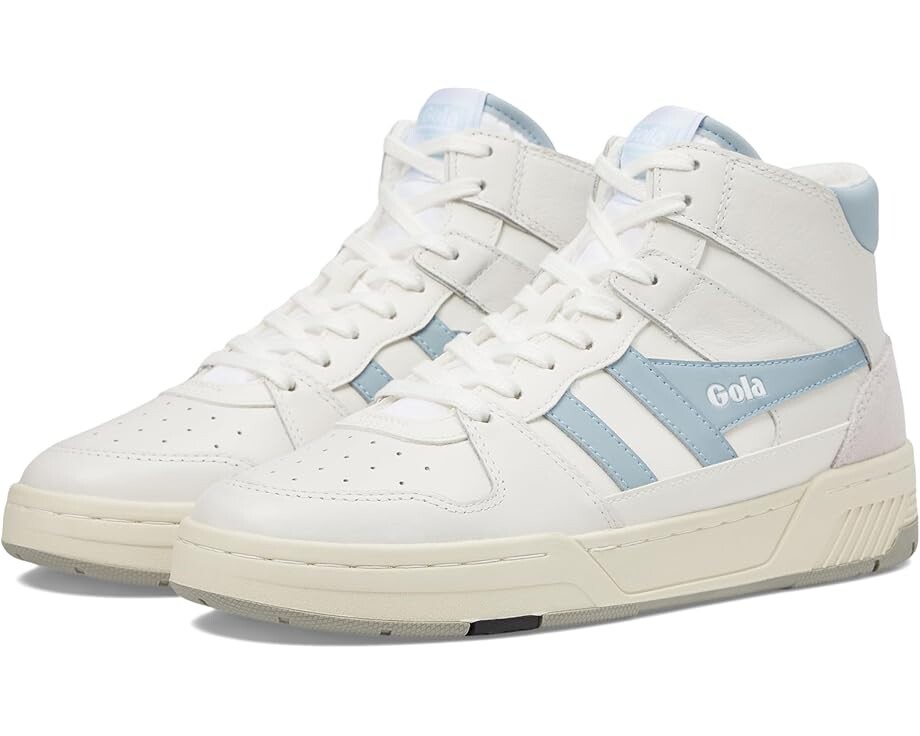 

Кроссовки Gola Allcourt High, цвет White/Ice Blue