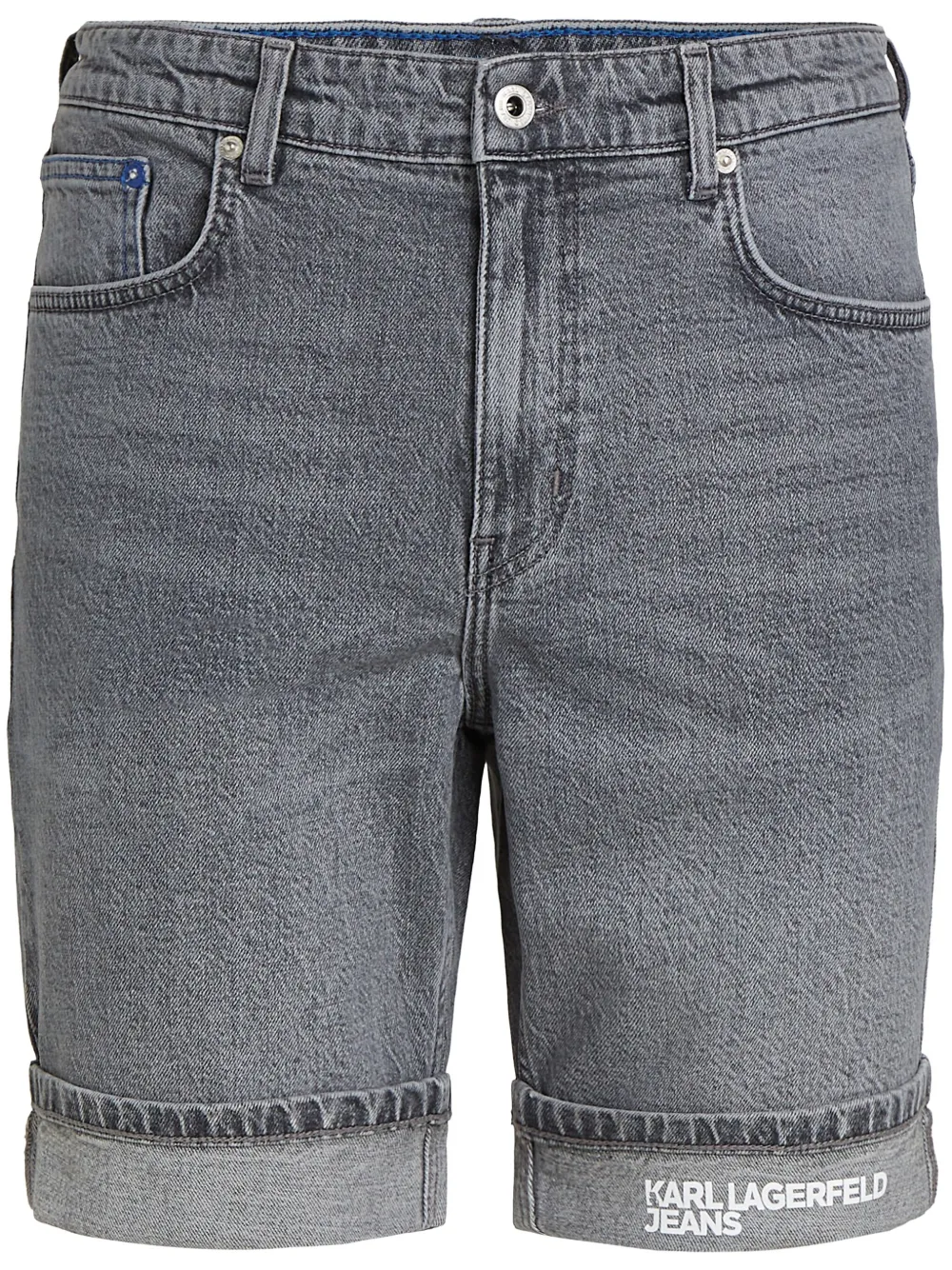 

Джинсовые шорты узкого кроя Karl Lagerfeld Jeans, серый