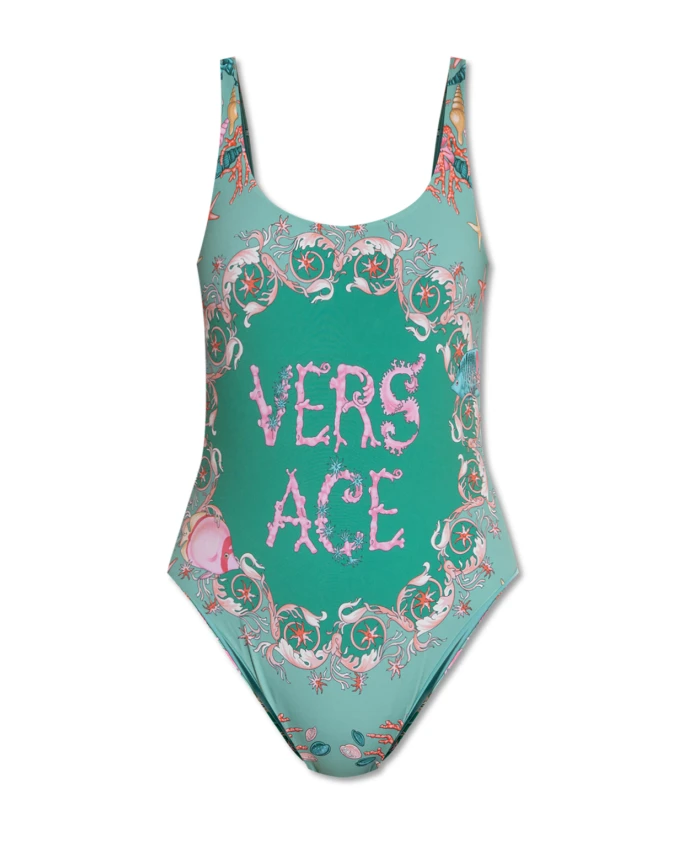 

Купальник Versace, зеленый
