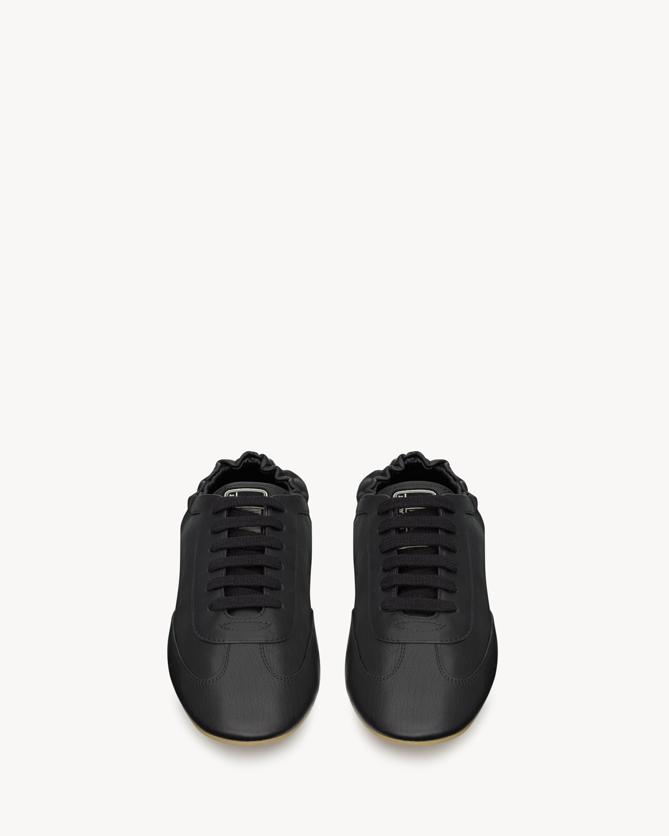 Кроссовки LEWIS из зернистой кожи Saint Laurent, черный — фото 2
