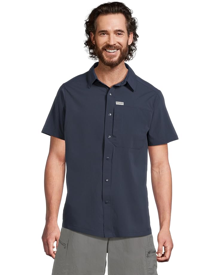 

Рубашка Columbia Sage Peak Woven Short Sleeve Shirt, цвет Collegiate Navy