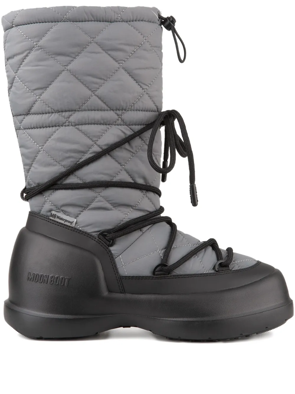 

Стеганые сапоги Moon Boot, серый