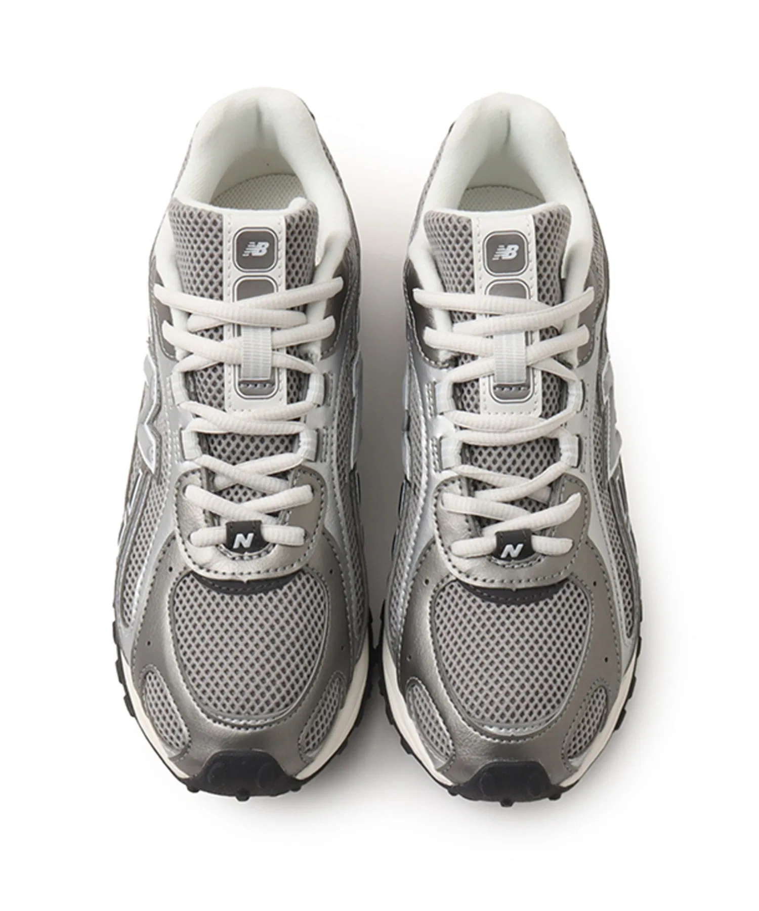 Унисекс кроссовки из синтетических материалов New Balance U204L1KP серебряные — фото 2
