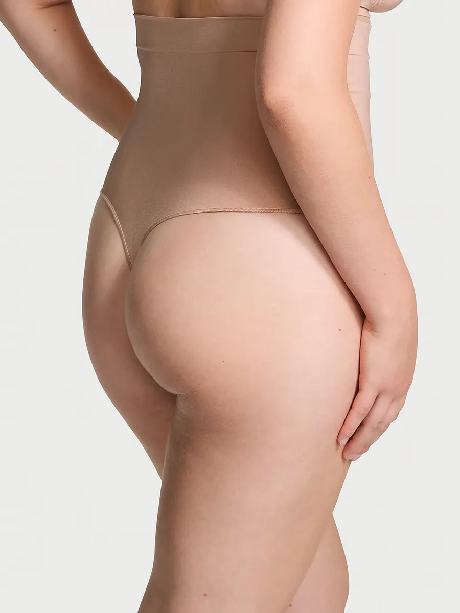 Трусики-стринги с высокой талией SeamlessShaping Victoria'S Secret, цвет Macaron — фото 2