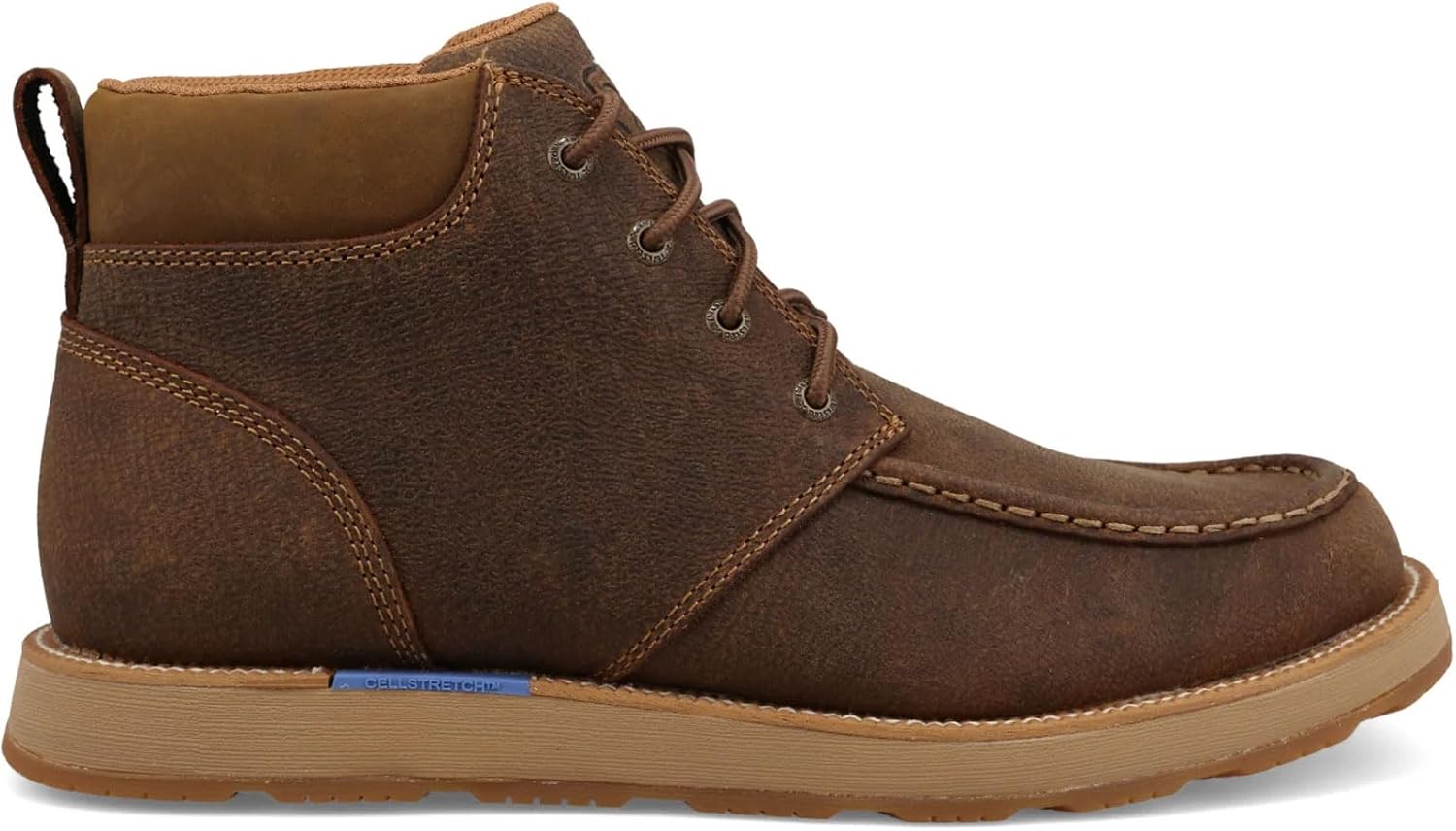 Ботинки Twisted X мужские 6 с подошвой Cellstretch Wedge, Brunette & Spice — фото 4