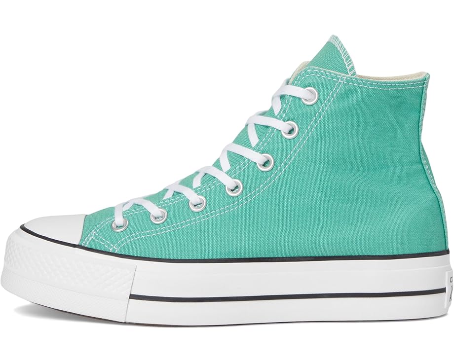 Кроссовки Converse Chuck Taylor All Star Lift Platform - Hi, цвет Archive Sea Green/White/Black — фото 4