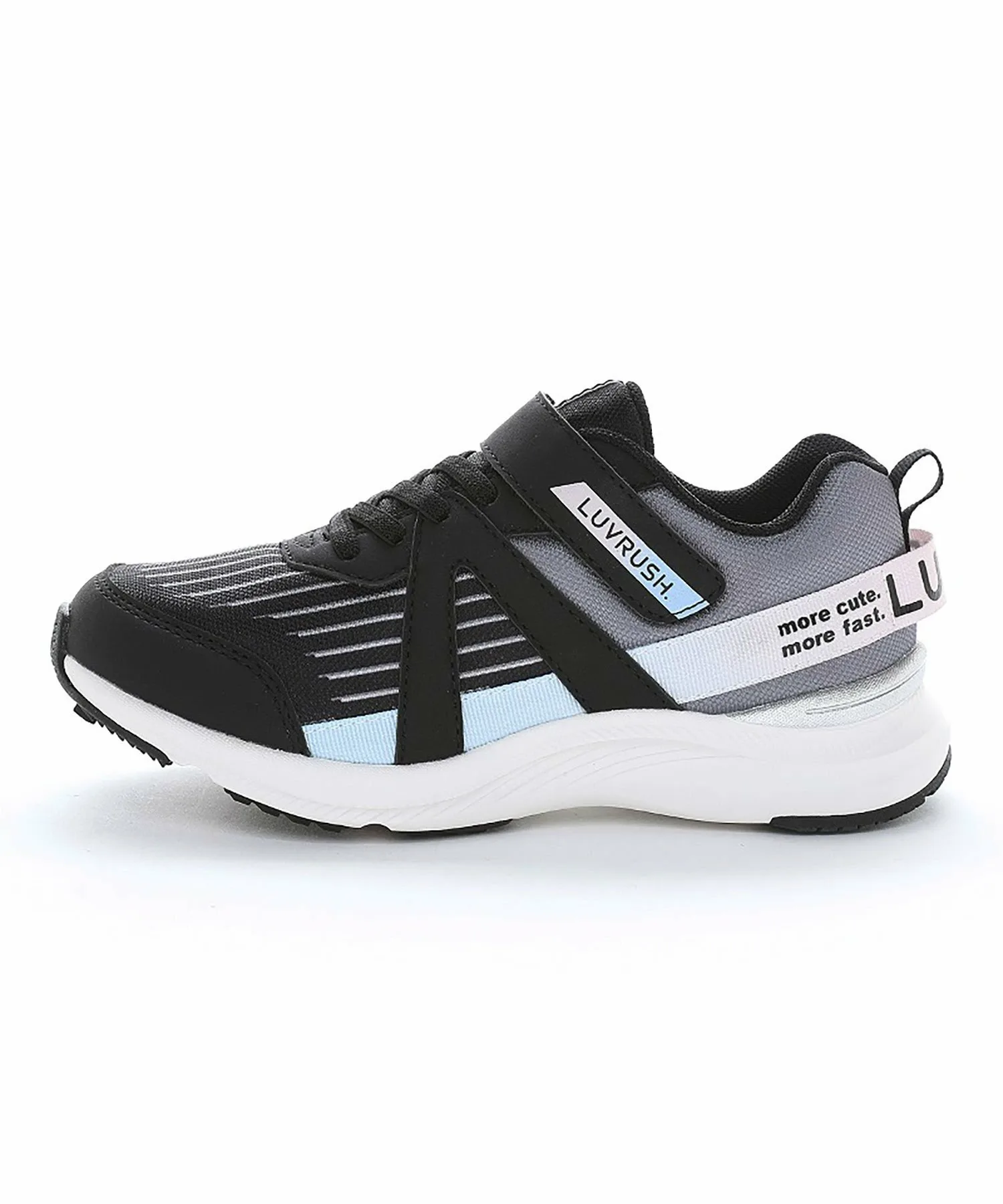 Детские кроссовки MoonStar LV 1250 черного цвета для девочек Superstar, black — фото 4