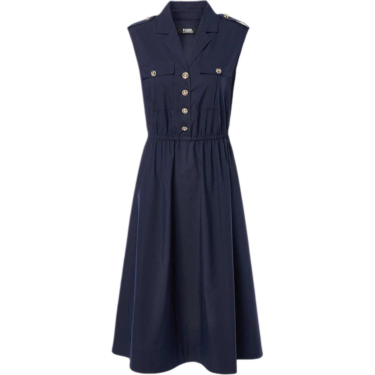 

Безрукавное платье KARL LAGERFELD женское синее KARL LAGERFELD/Karl Lagerfeld Jeans, синий