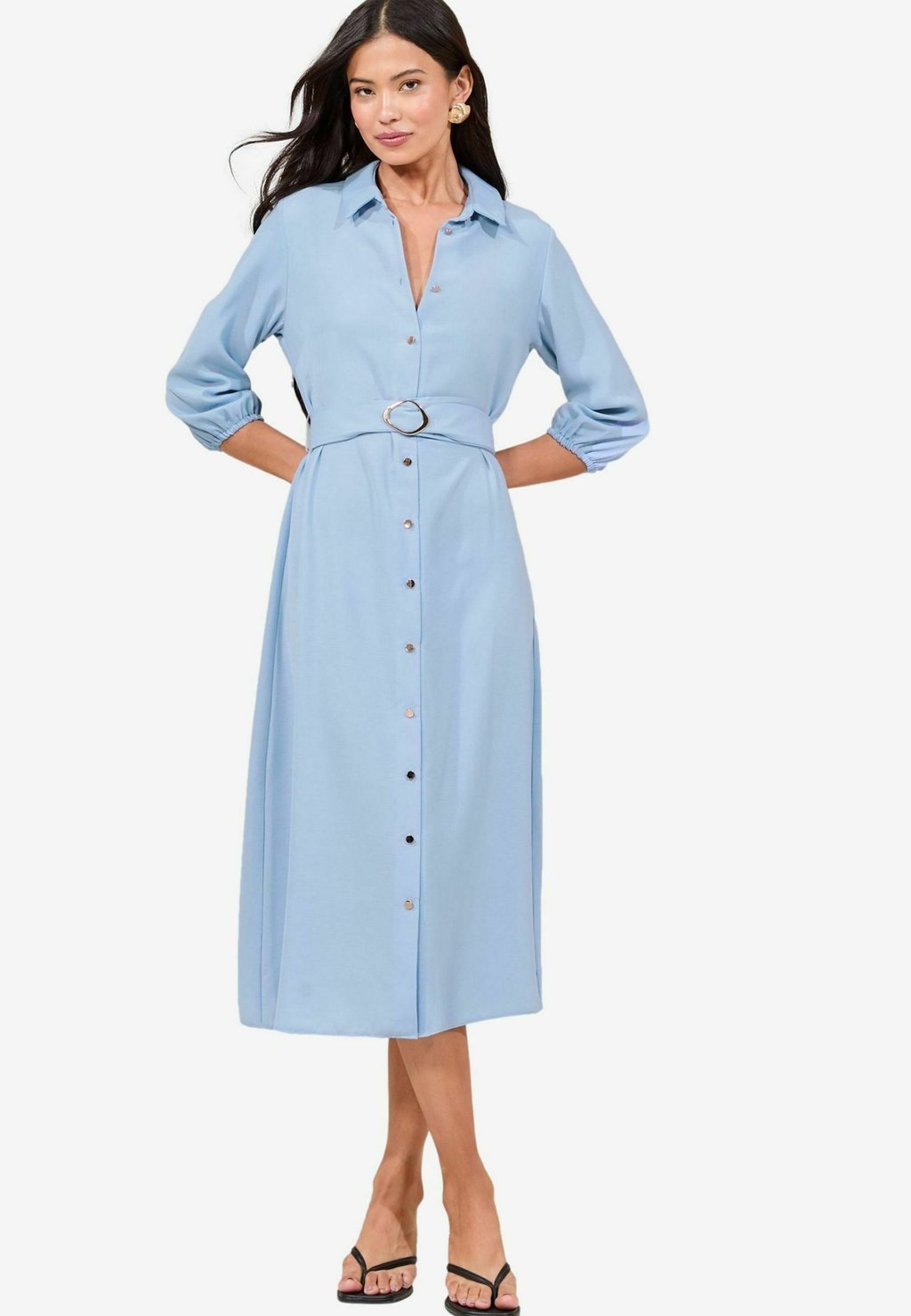 

Платье-рубашка PETITE FIT - 3/4 SLEEVE Lipsy, синий