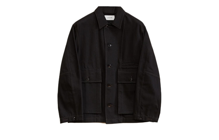 

Lemaire Коттон кроп-жакет, Black