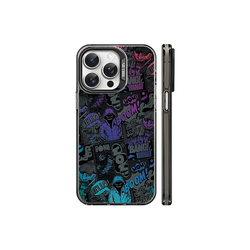 

Чехол для телефона с камнями Stones, Color silver black - DWSTSCY279