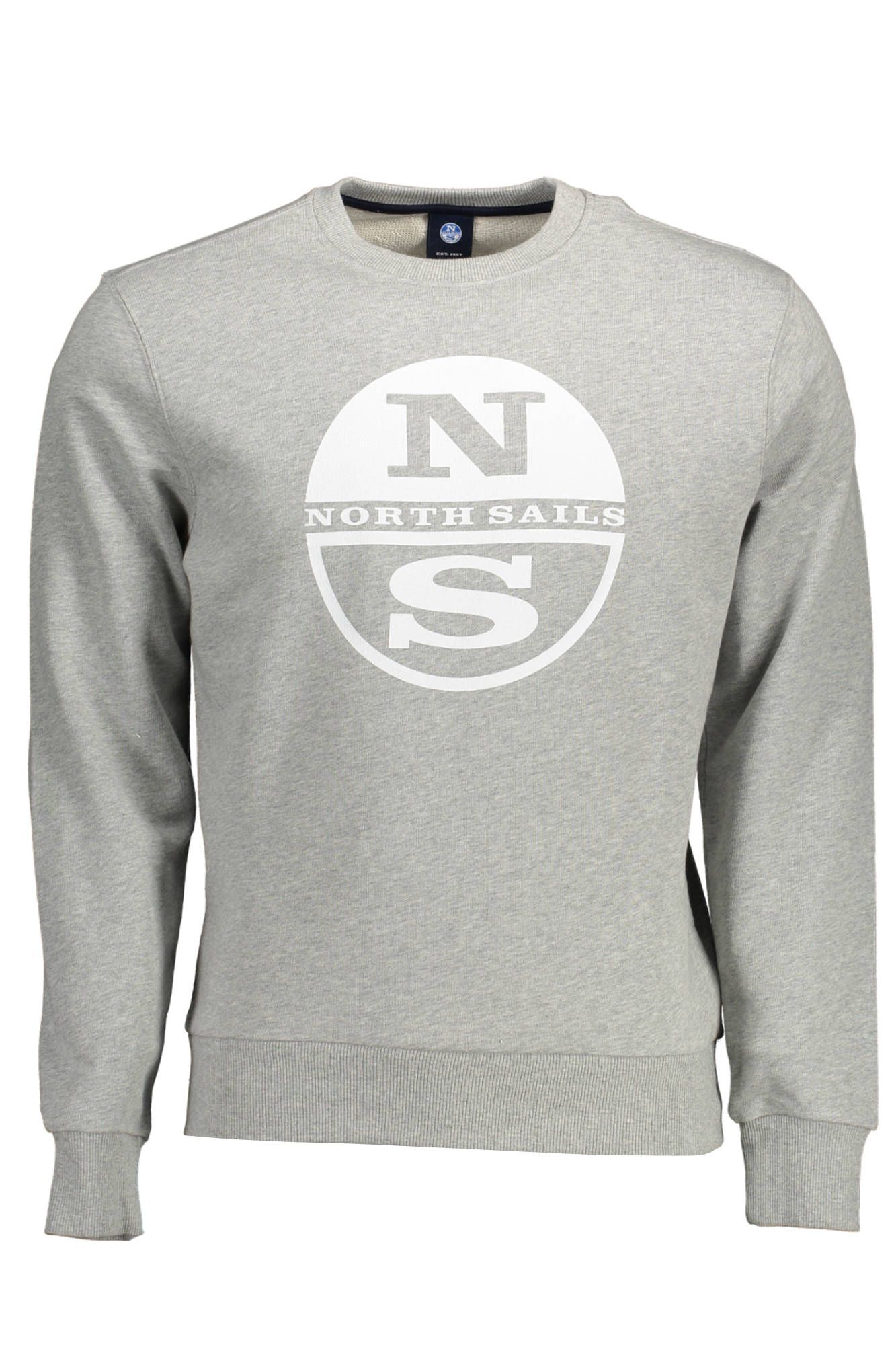 

Серый хлопковый мужской свитер North Sails