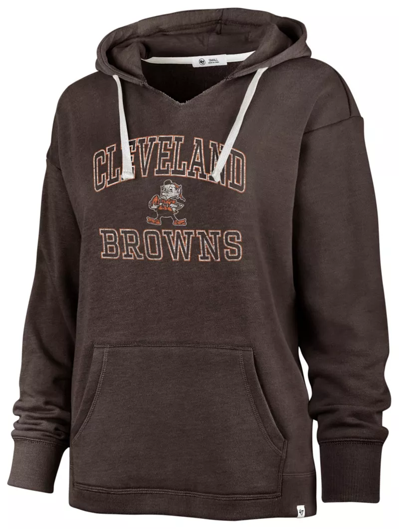 

Женский пуловер с капюшоном Cleveland Browns Clarity Espresso '47