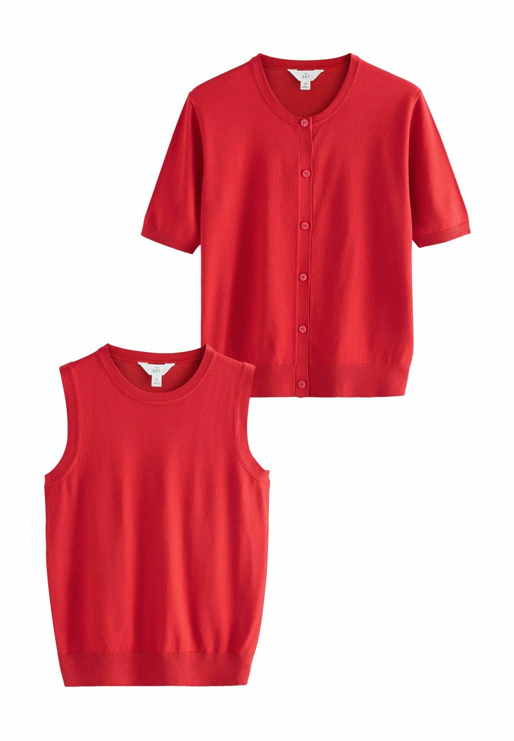 

Кардиган REGULAR FIT - 2 PIECE SET - Top THE SET, красный