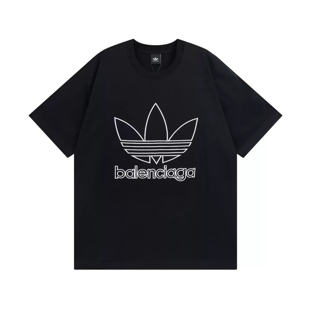 Футболка X Balenciaga Unisex Black Adidas Originals — фото 2