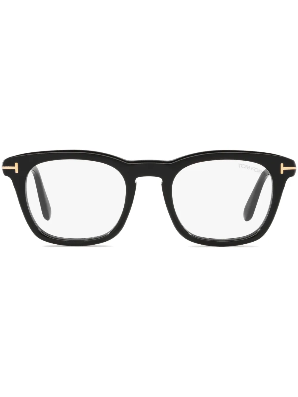 

Очки в квадратной оправе с логотипом TOM FORD Eyewear, черный