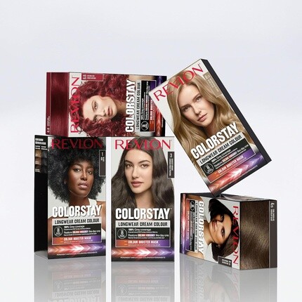 Revlon ColorStay Longwear Крем-краска для волос 6.6 Интенсивный красный 165мл — фото 3