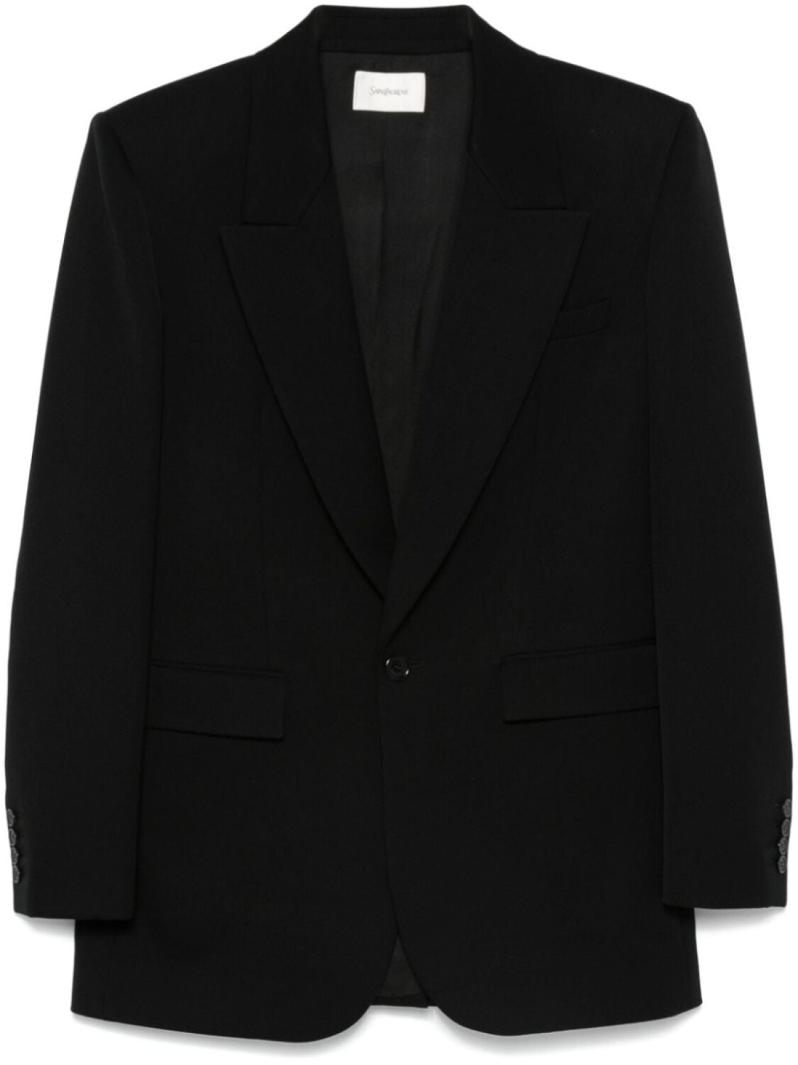 

Saint Laurent однобортный пиджак, черный