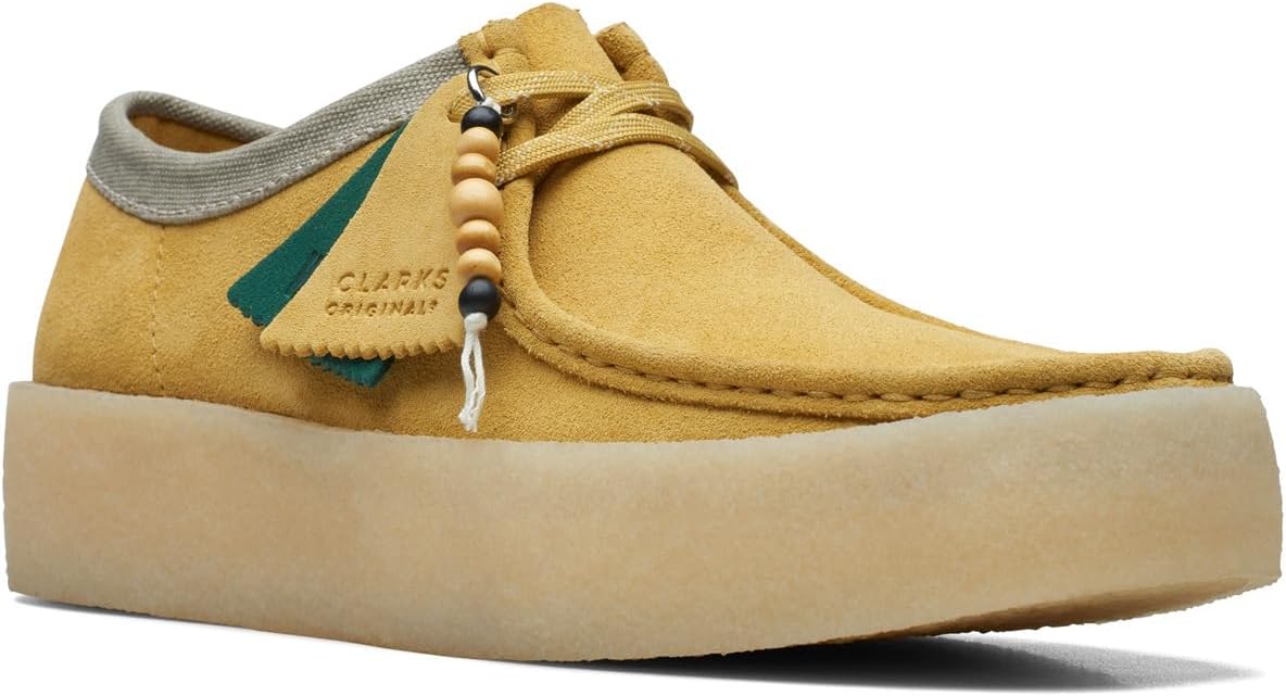 

Мужские оксфорды Clarks Wallabee Cup, золотой