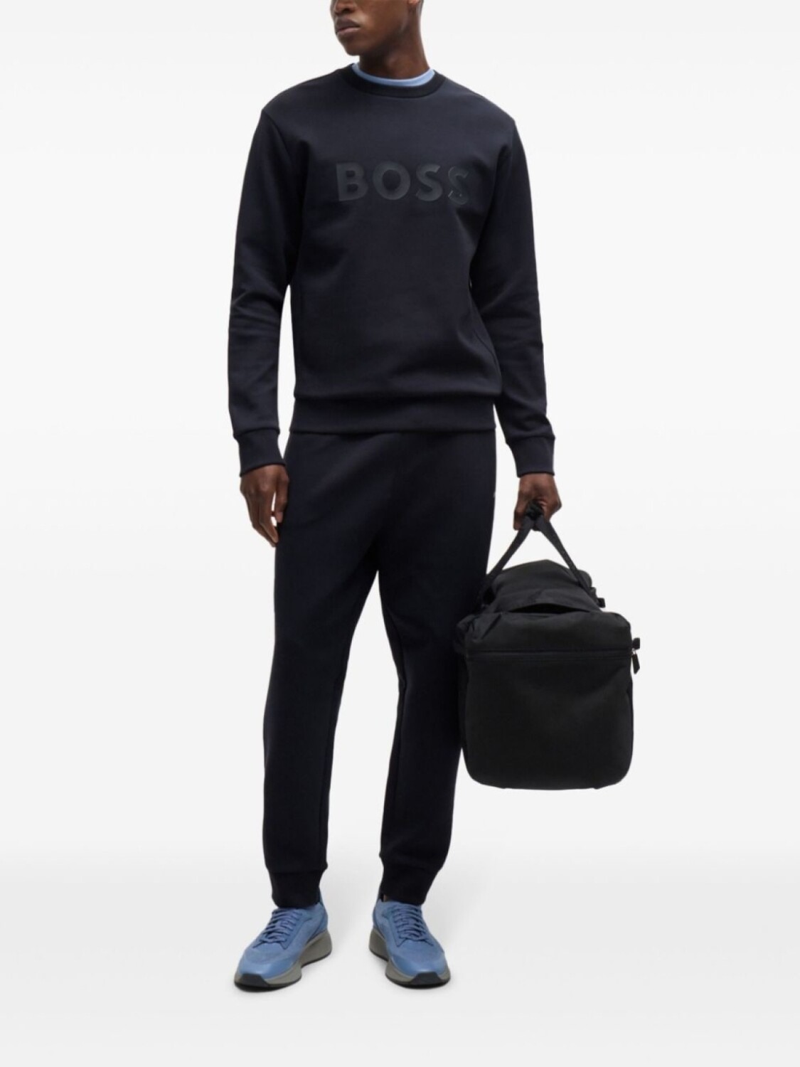 

BOSS толстовка с логотипом, синий