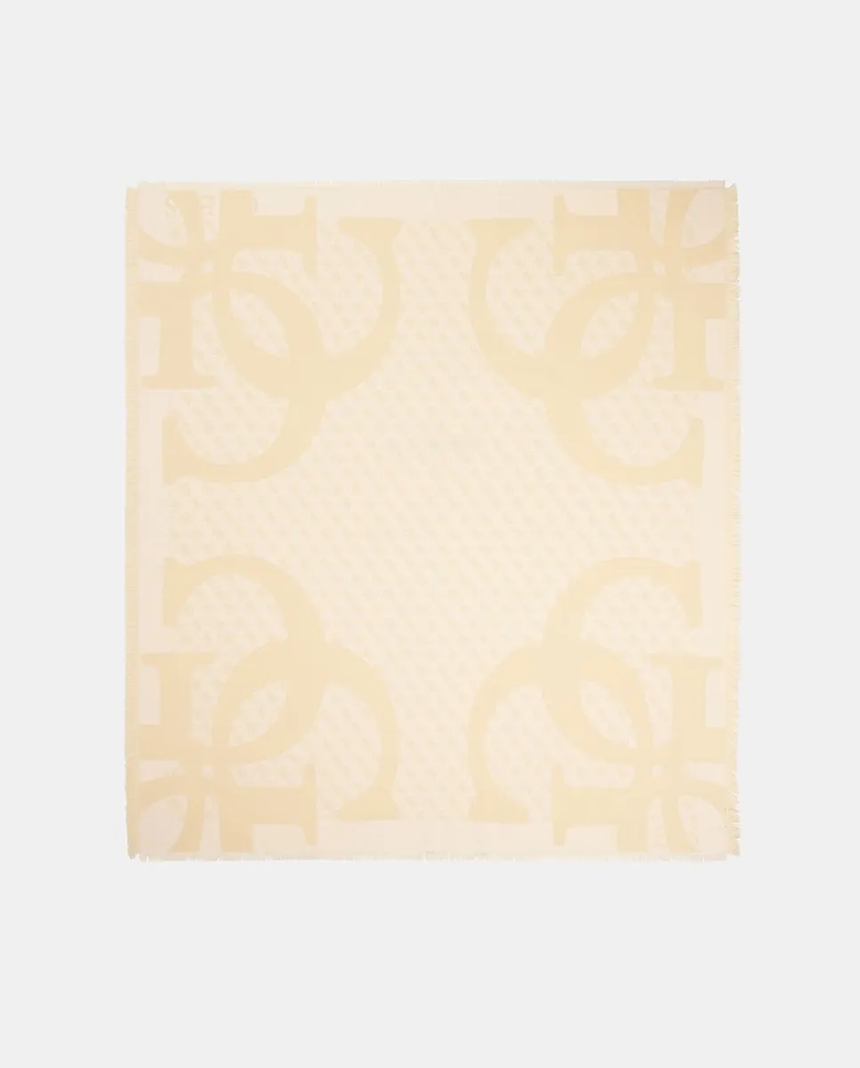 

Женская кефия с принтом 4g Guess, бежевый