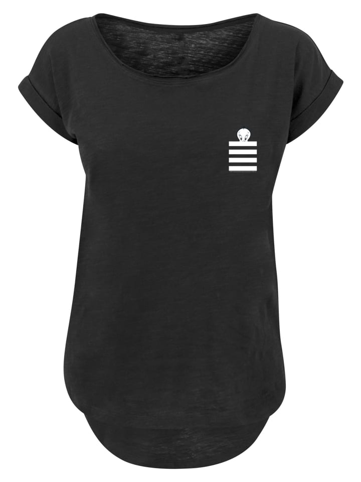 

Футболка Looney Tunes Tweety Pie Striped Faux черного цвета F4NT4STIC, Черный, Футболка Looney Tunes Tweety Pie Striped Faux черного цвета F4NT4STIC