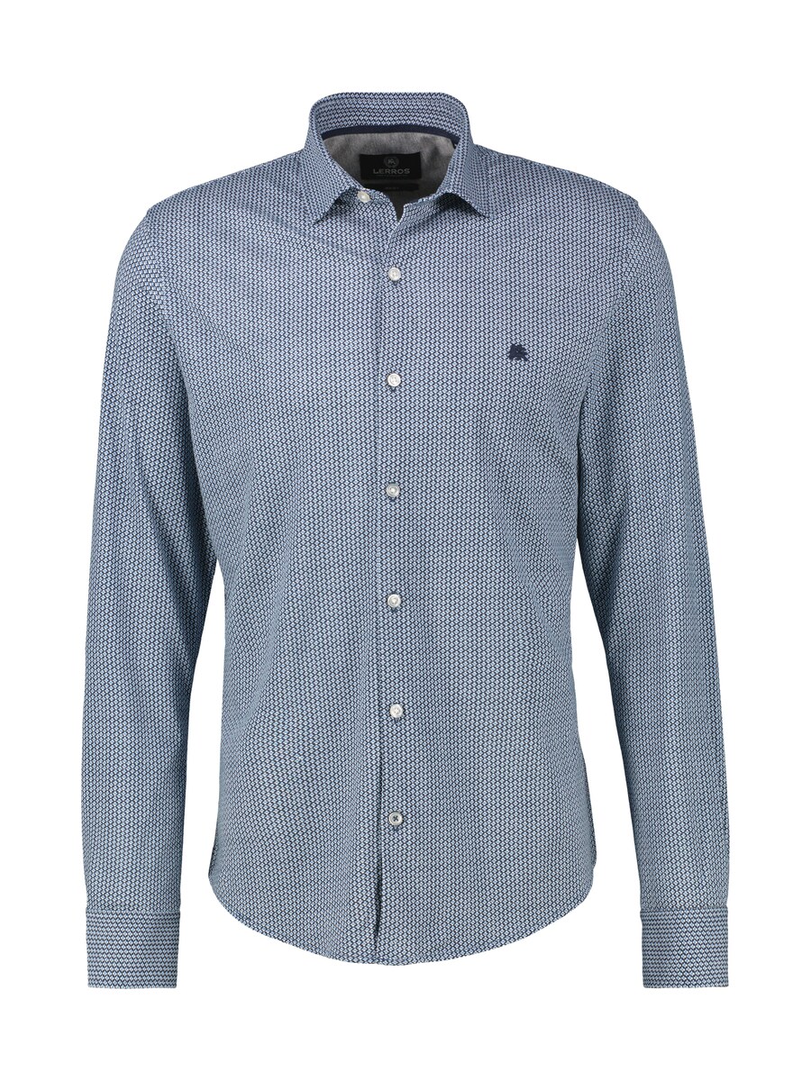 

Рубашка на пуговицах классического кроя LERROS, Navy/Light blue