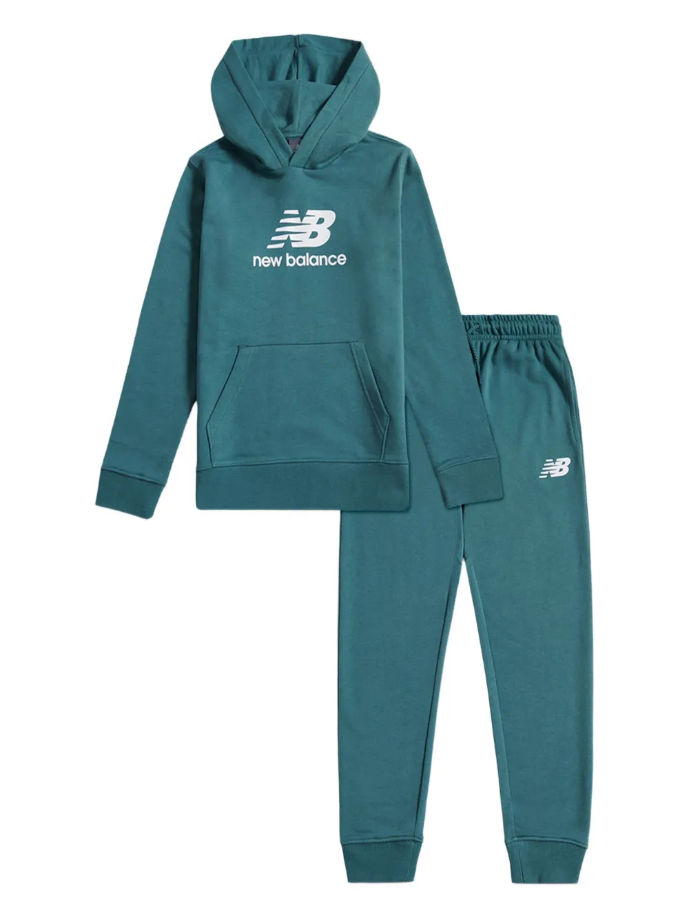 

Спортивный костюм с логотипом New Balance Kids, зеленый