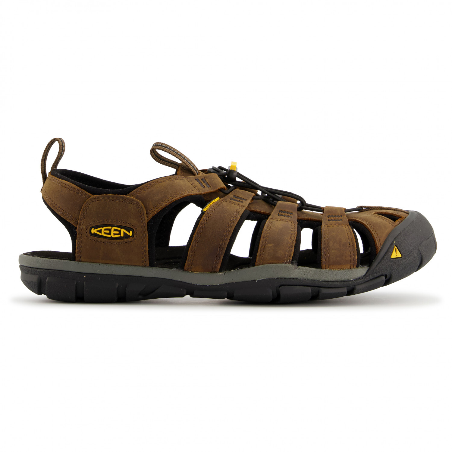 

Сандалии Keen Clearwater CNX Leather, цвет Dark Earth/Black