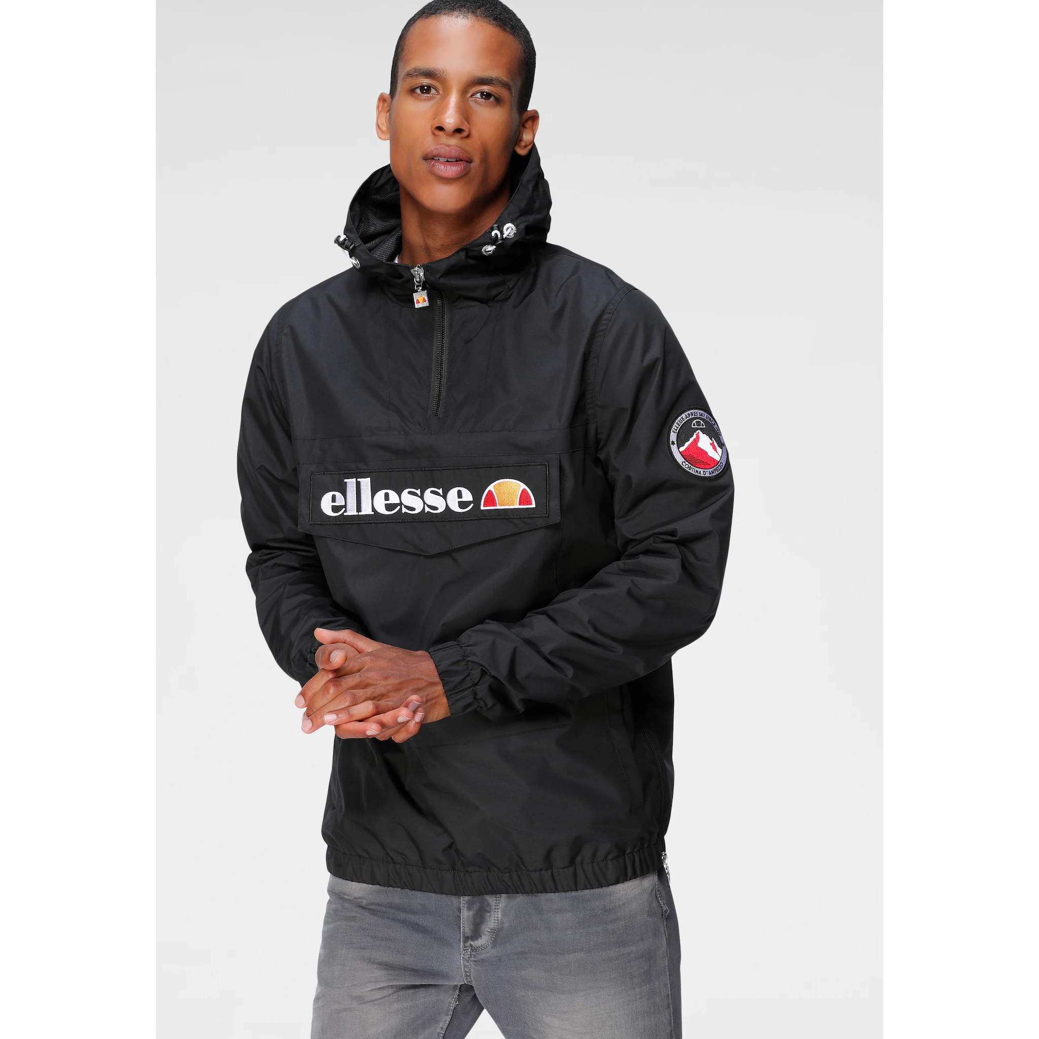 

Ветровка Ellesse "MONT 2 JACKET", с капюшоном, черный