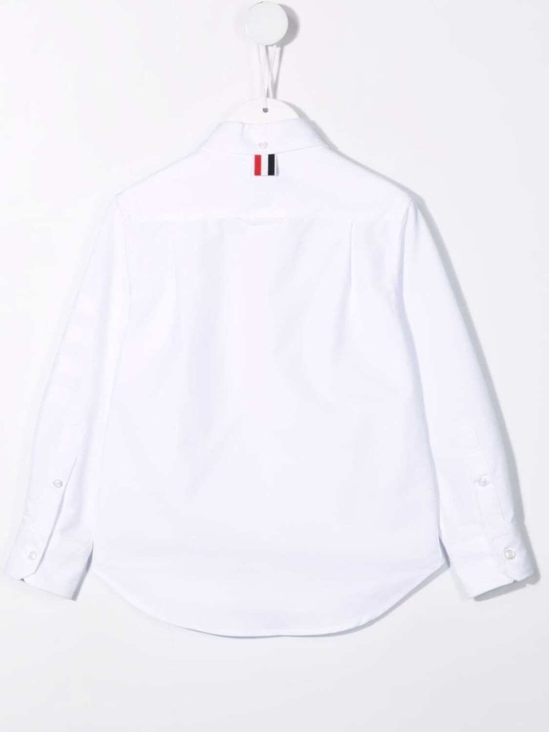 Thom Browne рубашка с логотипом, белый — фото 2