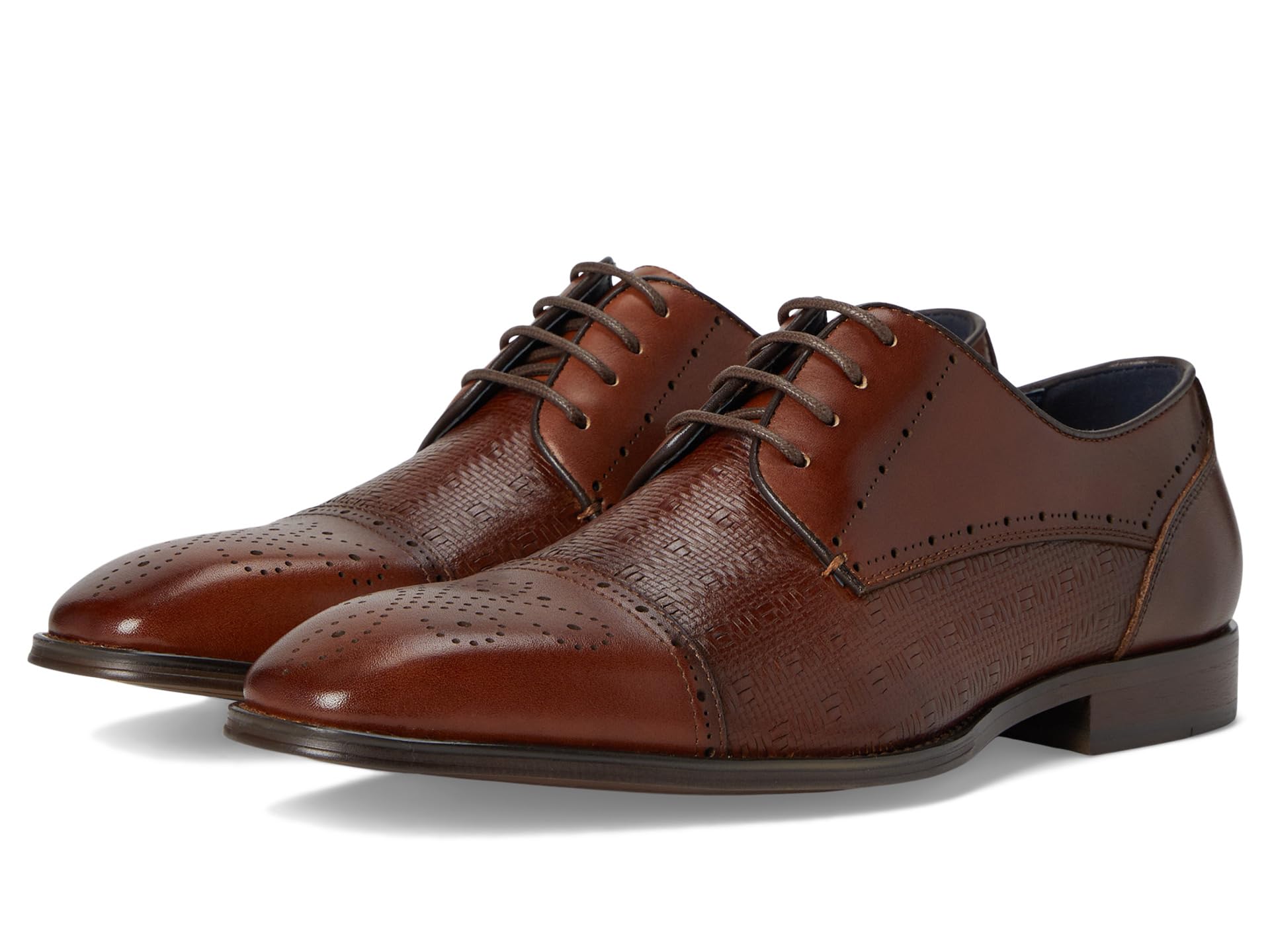

Оксфорды Stacy Adams Silsbury Cap Toe Lace-Up, коричневый