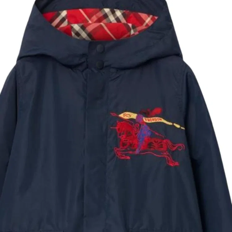 Детская футболка Top Horse Year New Year Celebration Collection SS26 Burberry, Blue — фото 4