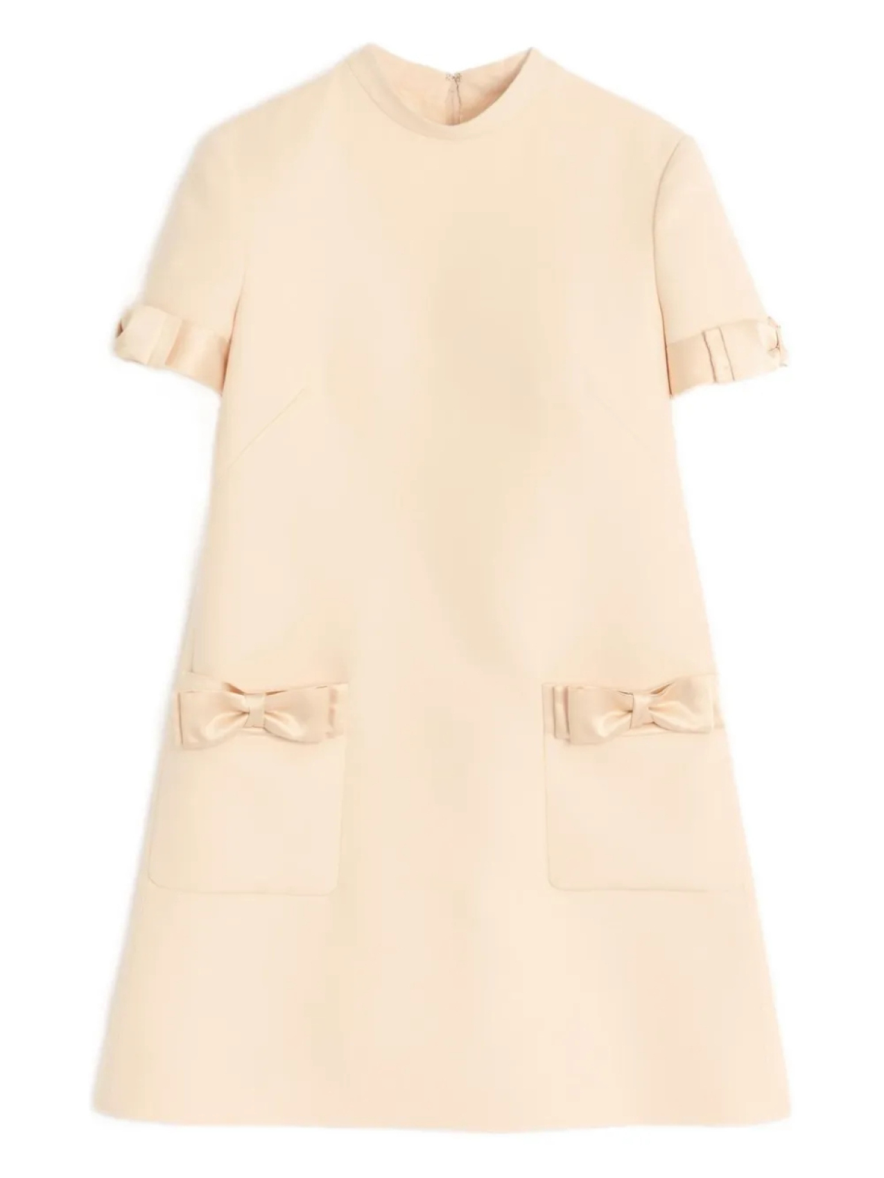 

КОРОТКОЕ ПЛАТЬЕ CREPE COUTURE Valentino Garavani, нейтральный