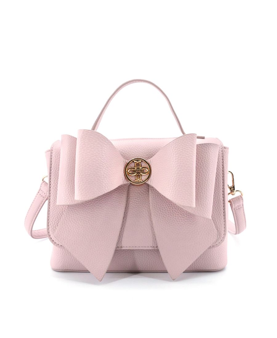 

Сумка через плечо с магнитной застежкой и двойным бантом LIKE DREAMS, Blush