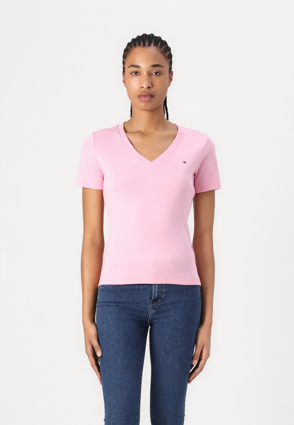 

Футболка с принтом SLIM CODY Tommy Hilfiger, розовый