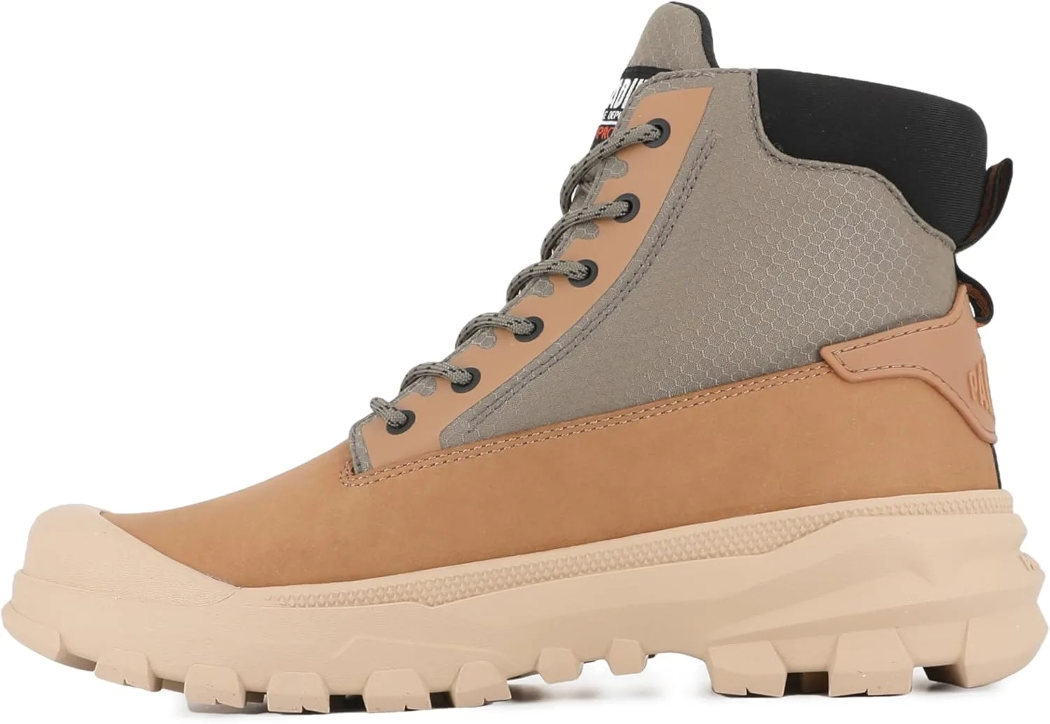 Мужские ботинки Palladium Pallarider SC WP+Ankle Boot, зеленый/коричневый — фото 4