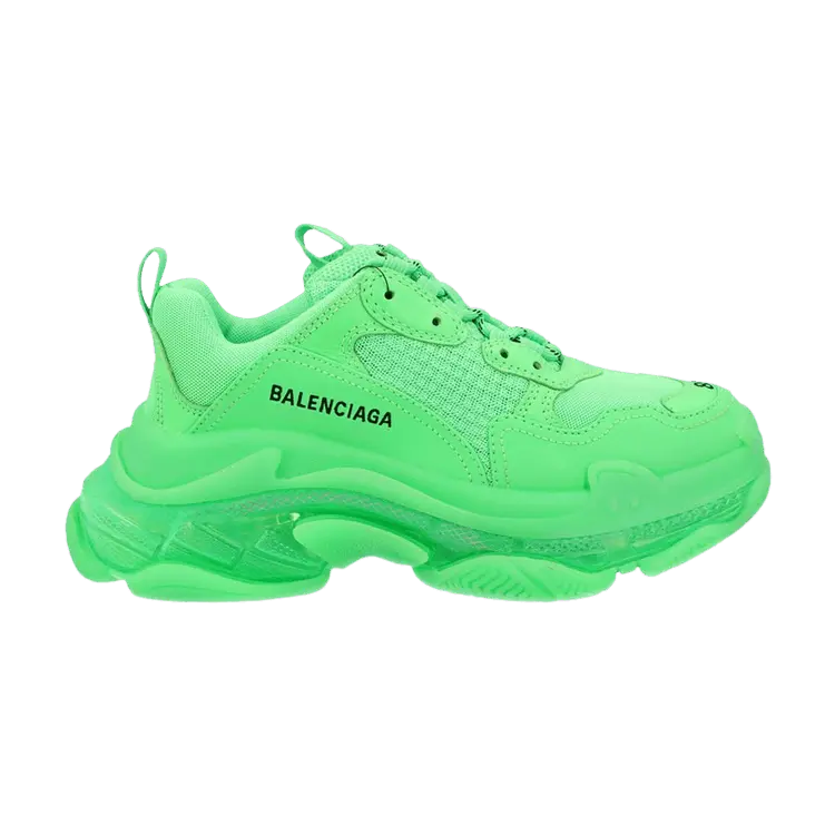 Кроссовки Balenciaga Wmns Triple S Sneaker Green, зеленый