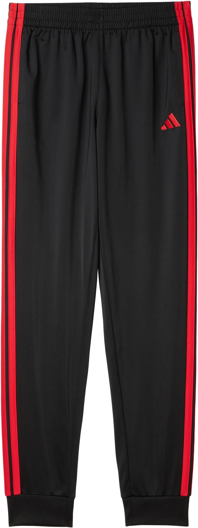 

Брюки adidas Kids 3-Stripes Tricot Jogger, цвет Black/Red