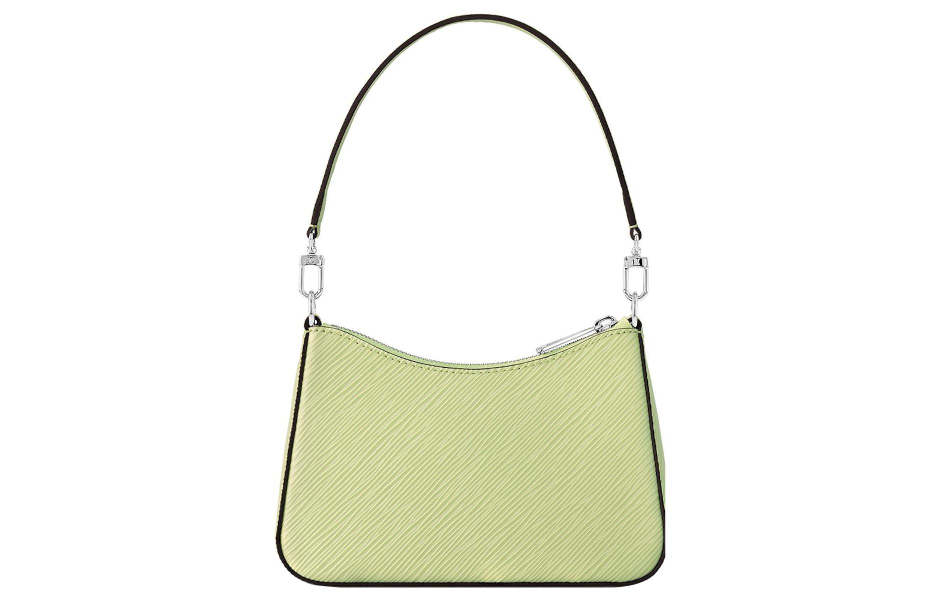 LOUIS VUITTON Сумка через плечо MARELLINI Epi Grain Cow Leather, портативная кроссбоди женская Green — фото 3