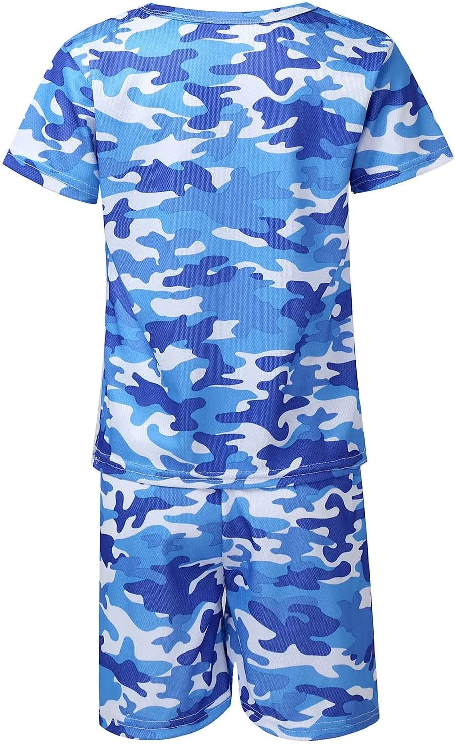 Детский спортивный костюм из футболки и шорт Kaerm, Sky Blue — фото 4