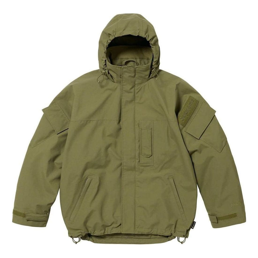 

Куртка Supreme 2-In-1 GORE-TEX Polartec Liner Jacket 'Olive Green Multi-Color', оливкого-зеленый